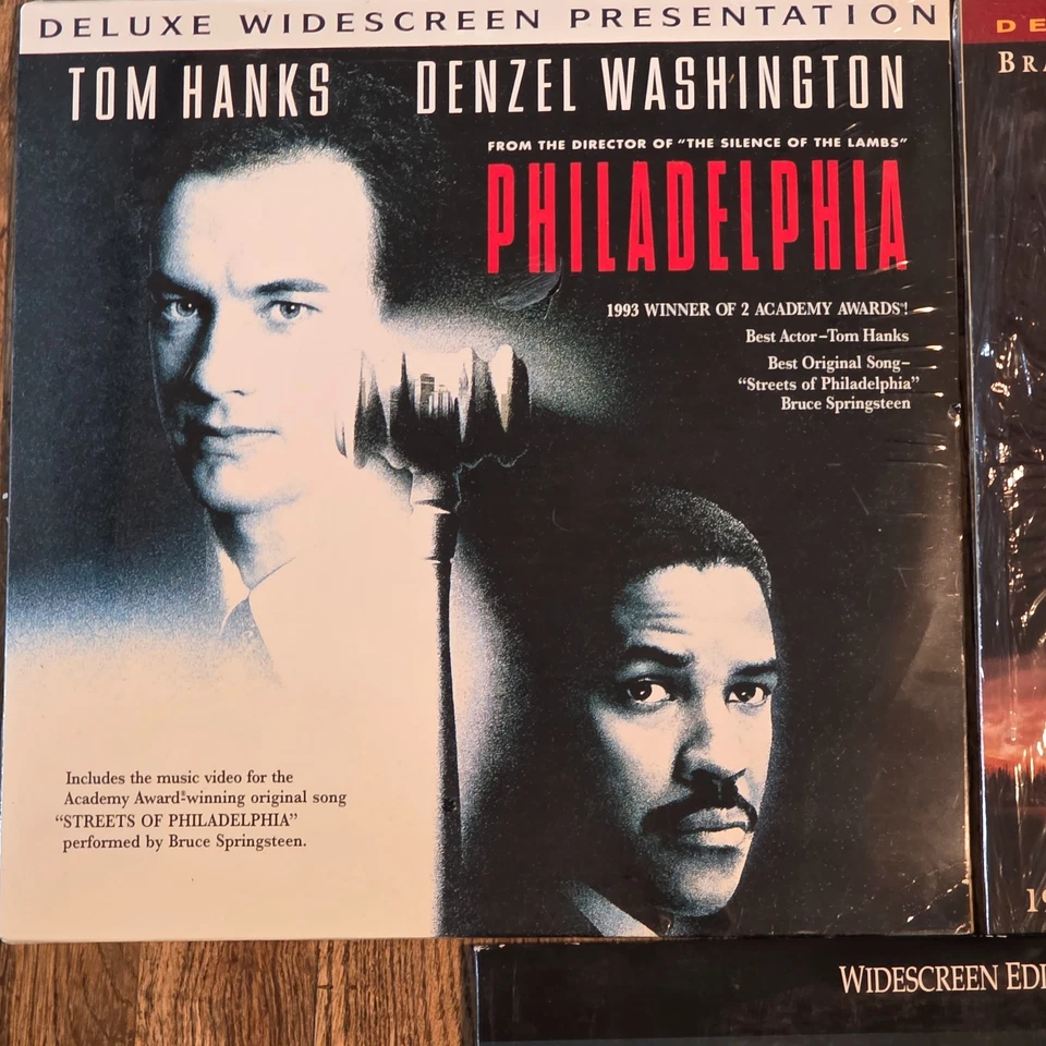 Laserdisc Lot Client, Little Man Tate, Philadelphia, Legends of the Fall, Ghost Foto 4 de 4