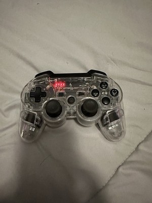 Afterglow PS3 Clear Wireless Controller Not Tested No USB Dongle PlayStation 3