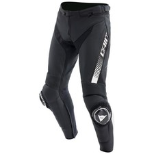 Pantaloni in pelle Dainese Super Speed nero/bianco pantaloni da moto...