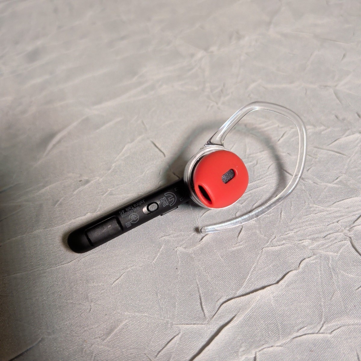 Jabra Talk 45 Silver Bluetooth Headset Mono Ear HD Voice Noise