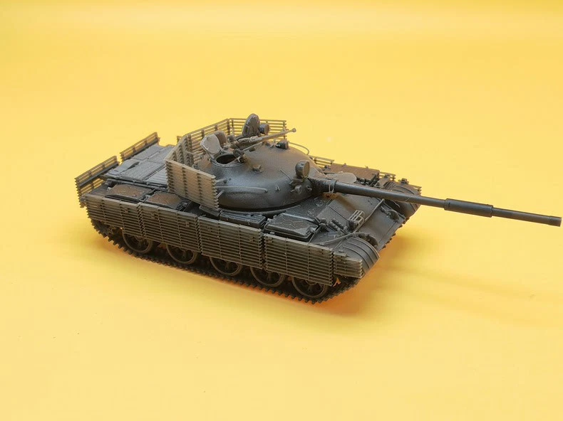 3D Printing 1/72 Soviet T-62 Main Battle Tank Mesh Armor Unpainted Model Kit - Image 4 of 4