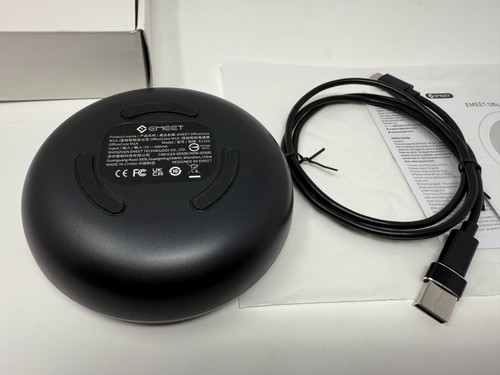 Altavoz USB EMEET, Micrófonos AI Certificados con Zoom M1A Pastilla de Voz 360° USB Tipo C-A - Imagen 5 de 11
