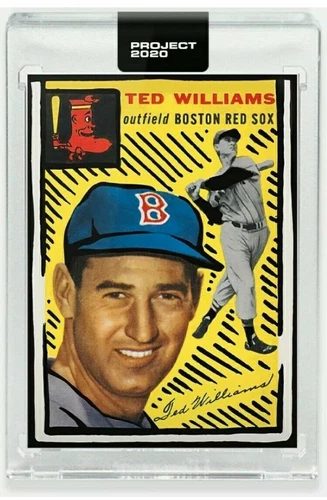 Topps Project 2020~1954 Ted Williams #246 By Joshua Vides PR:2150