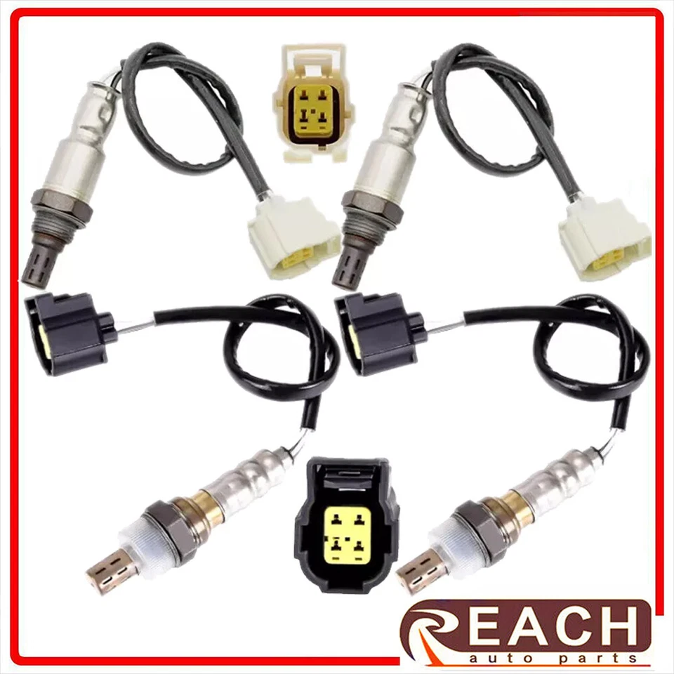 Sensor de oxígeno ascendente+abajo 4 piezas para Jeep Wrangler 2012-2018 3,6 L V6 y Chrysler 300 EE. UU. Foto 2 de 4