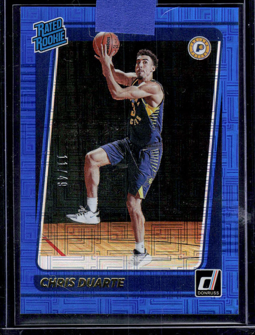 2021-22 Donruss #223 Chris Duarte Choice Blue #/49