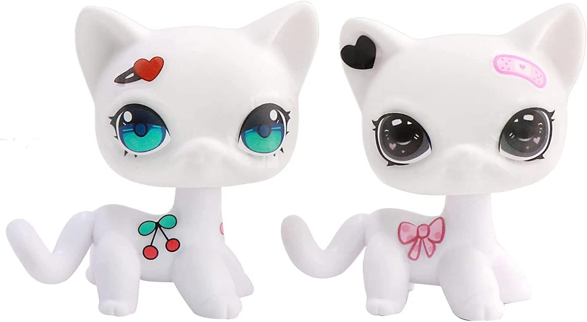 Lps pink hotsell and white cat