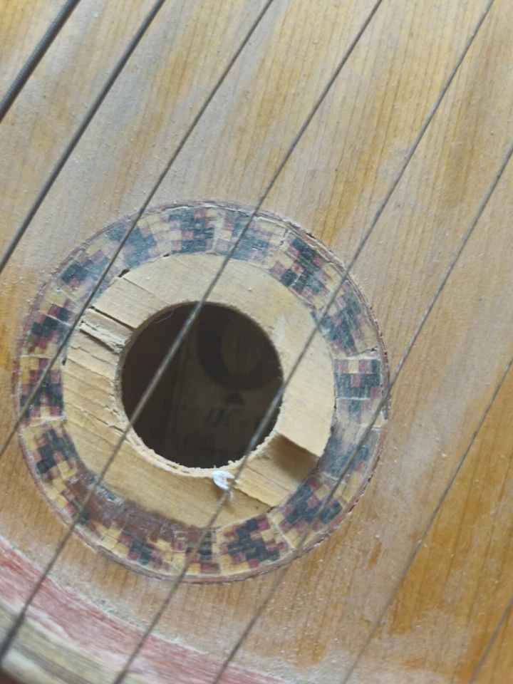 Бандура народный инструмент СССР советский бандира 15 дюймов = 37,5 см винтажный - Изображение 3 из 4