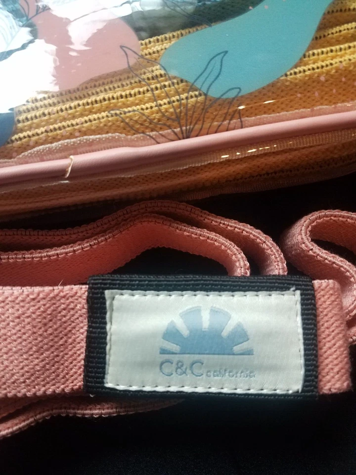  (LOT) Working Out Exercise Push up Bars set- Resistance Bands C & C California  - Image 2 of 4