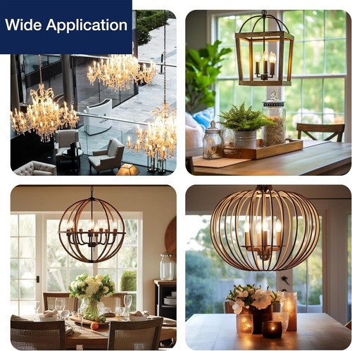 100W Equivalent LED Candelabra Bulbs, 800LM Dimmable E12 LED Chandelier Light... - Picture 8 of 8