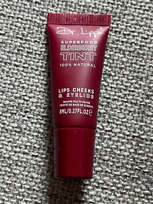 Dr.Lipp Superfood Holundertönung 100% natürliche Lippen Wangen & Augenlider 8ml Neu