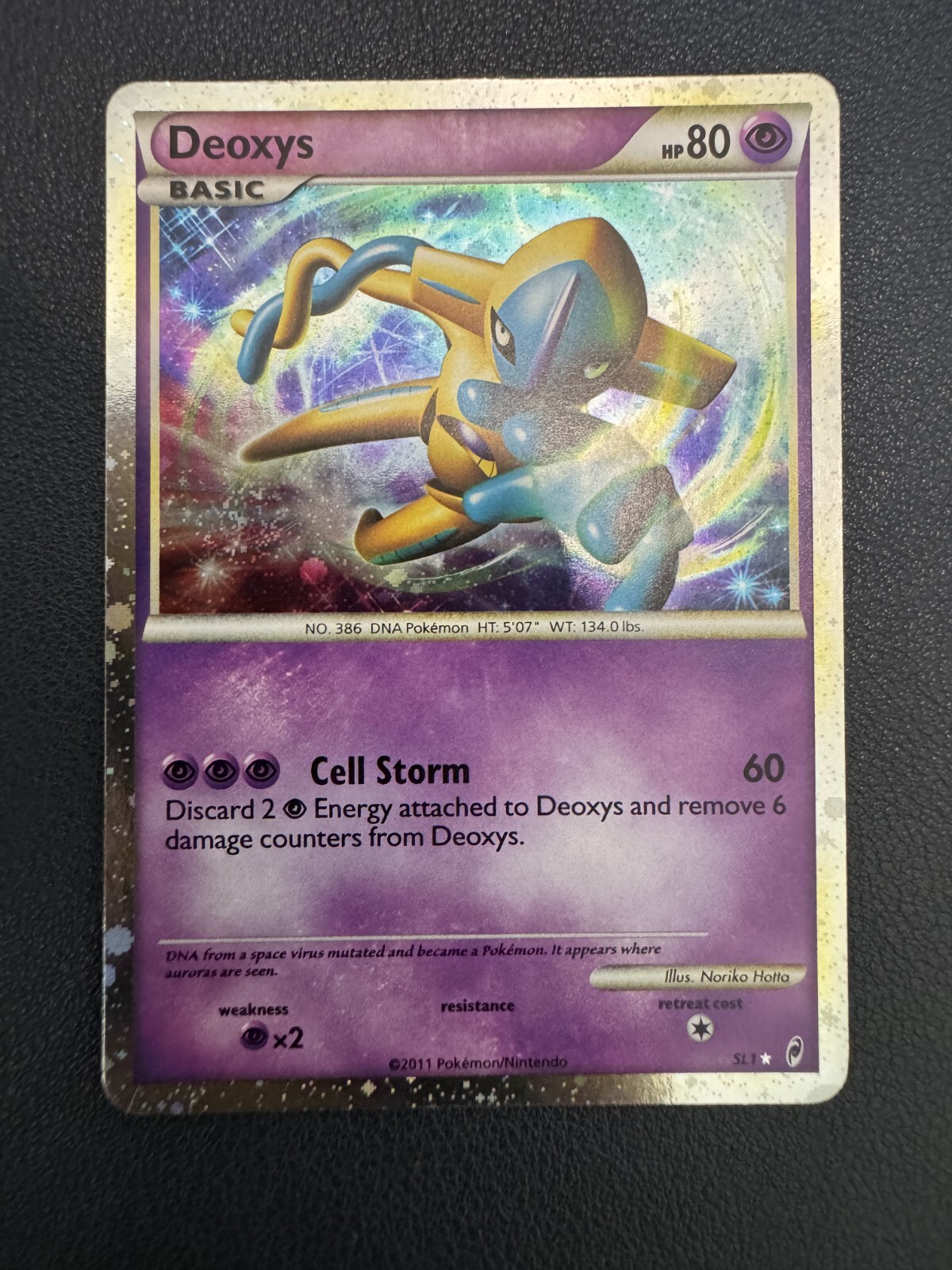 Pokémon Deoxys SL1 Ultra Rare Call of Legends Near Mint Card