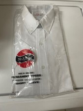 NOS VTG mens dress SHIRT 60s McALLISTER mod chic tab collar JAPAN 14 1/2
