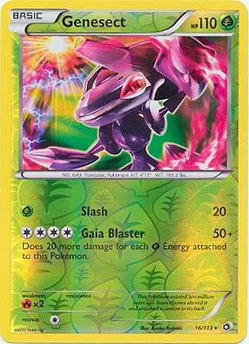 Genesect - 16/113 - Rare Reverse Holo -(x1)- BW - Legendary Treasures - NM-Mint!