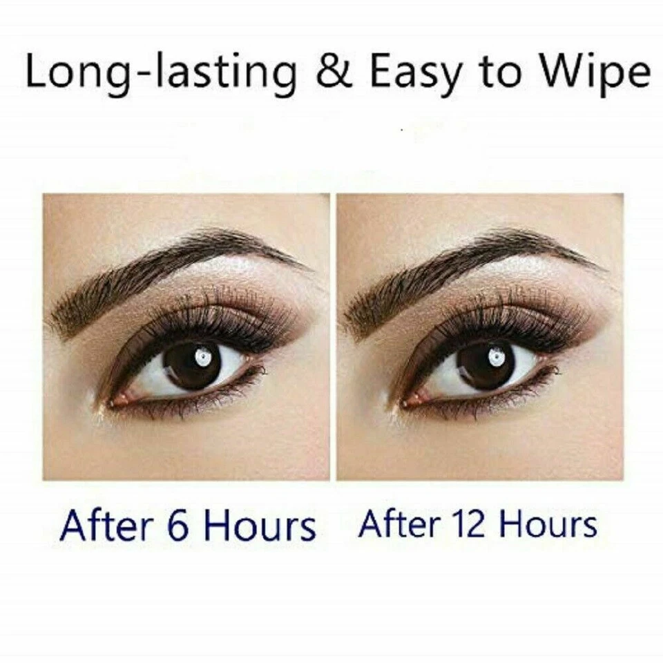 Impermeable Microblading Delineador de Ojos Cejas Lápiz Cepillo Herramientas de Maquillaje Foto 4 de 4