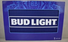 BUD LIGHT LARGE RUBBER BAR MAT BRAND NEW SEALED