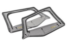 Mastertop Upper Door Skins Frame Pair For 88-95 Jeep Wrangler Yj Black Diamond