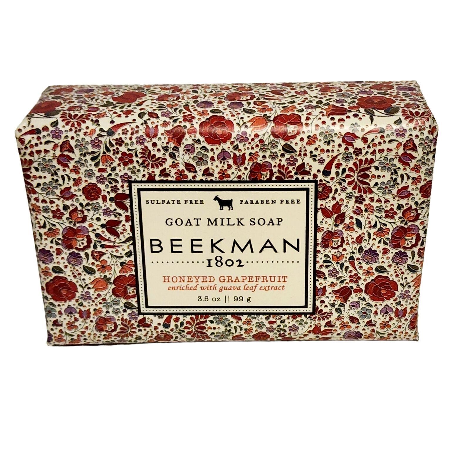 Мыло Beekman 1802 из козьего молока с медово-грейпфрутовым вкусом, 3,5 унции, 99 г, Новое