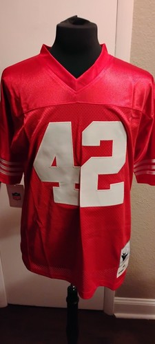 Ronnie Lott Red #42 Football Jersey – Classic Throwback Style"