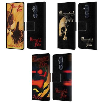 OFFICIAL MERCYFUL FATE BLACK METAL LEATHER BOOK WALLET CASE FOR NOKIA PHONES