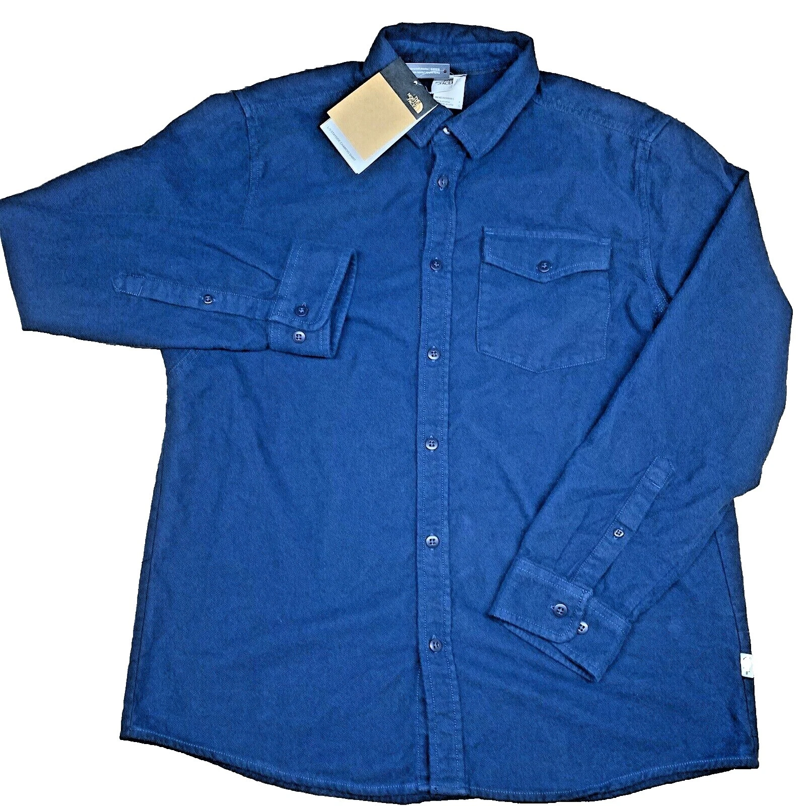 The North Face Size L Long Sleeve Regular Size Casual Button-Down Shirts for Men
