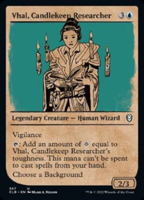 SHOWCASE VHAL, CANDLEKEEP RESEARCHER X3 *BATTLE FOR BALDUR'S GATE*