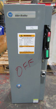 💥ALLEN BRADLEY SIZE 0 FUSED ENCLOSED MOTOR STARTER 600 VAC 120 VAC COIL 5 HP 3∅