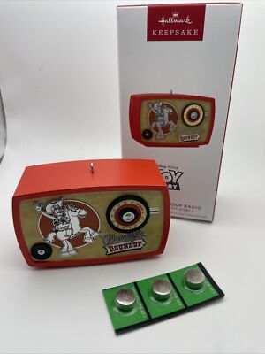2024 Hallmark Ornament WOODY'S ROUNDUP RADIO -  DISNEY AND PIXAR TOY STORY MAGIC