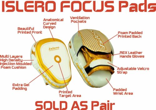 EVO Curved Boxing MMA Focus Pads Muay Thai Martial Arts Training Pad UFC PRO - Picture 27 of 46