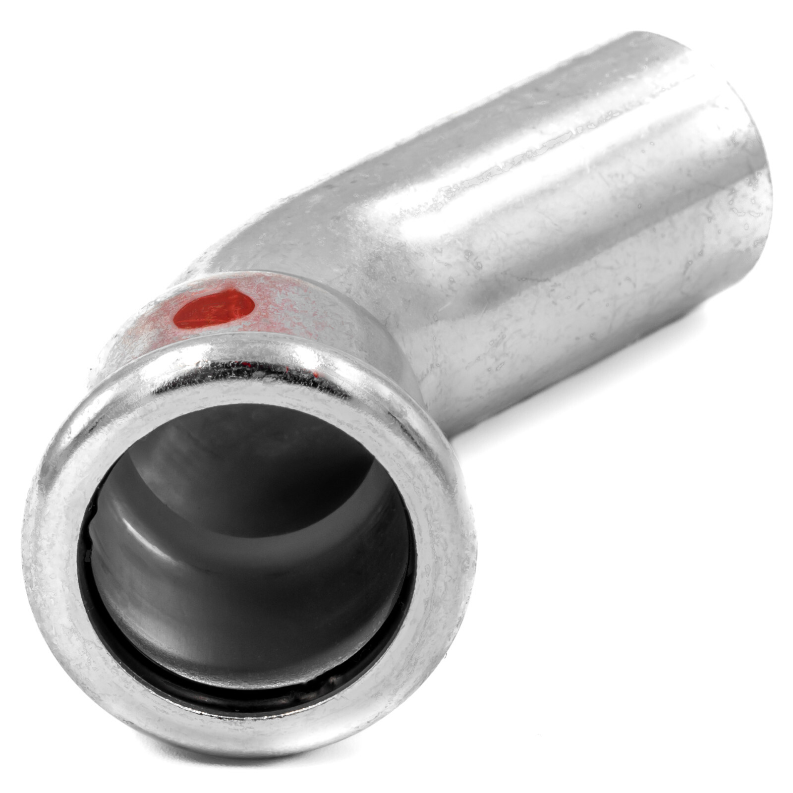 SANHA-THERM Pressfitting Tee 18 Mm | Acciaio Al Carbonio Zincato | Profilo SA V M | Per Riscaldamento, Raffreddamento E Aria Compressa | 16 Bar, -30°C A +120°C
