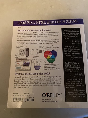 Head First Ser.: Head First HTML with CSS and XHTML by Elisabeth Freeman,...