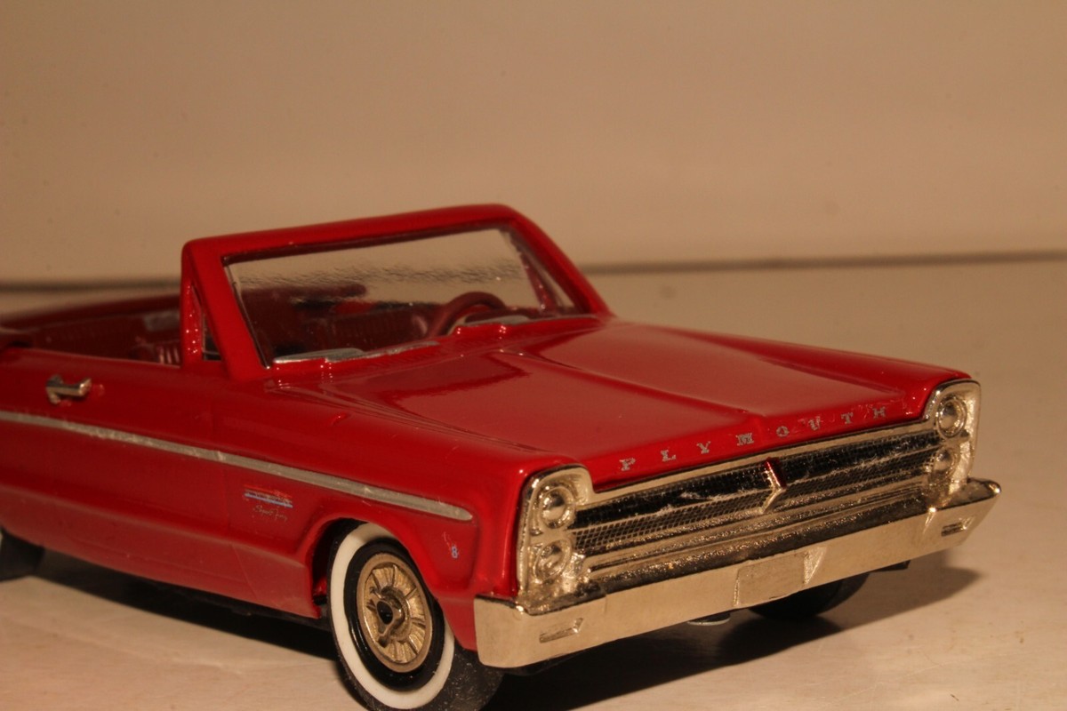 No395ミニカー1/18 Plymouth Fury Convertible Milestone Miniatures 1965 Plymouth Fury Convertible, Red | eBay