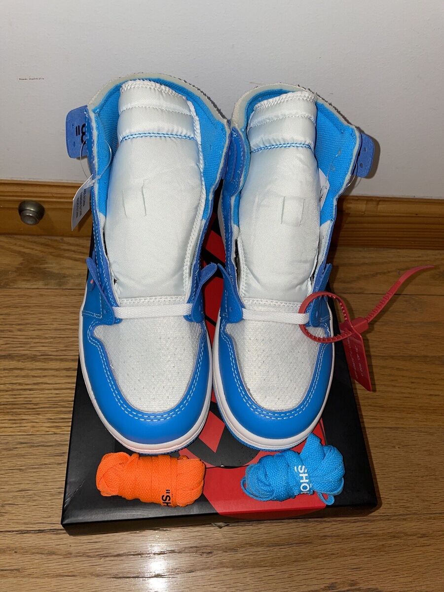 Nike Air Jordan Retro 1 Off White UNC- 100% Authentic Nike Air Jordan Retro 1 Off White UNC- 100% Authentic