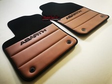 TAPPETINI ABARTH IN PELLE E VELLUTO FIAT 500 PERSONALIZZABILI