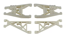TEAM ASSOCIATED RC10T 7806  front + rear SUSPENSION ARMS set a-arms arm (WHITE)
