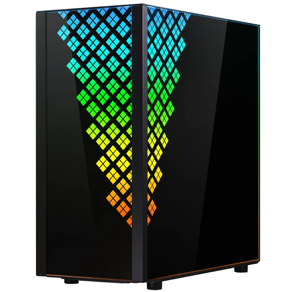 BITFENIX CASE MID.T DAWN RGB TG BLACK FORMATO MID TOWER - Immagine 3 di 4