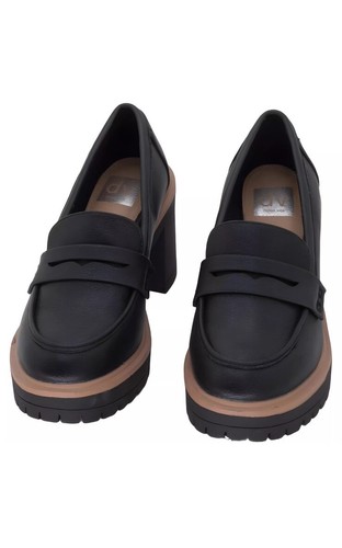 Zapatos mocasines para mujer DV by Dolce Vita negros Jayjay, NEGRO LISO, talla 7 - Imagen 4 de 5