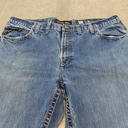 Ariat FR Jeans M3 vestibilità ampia uomo 46x30 blu denim ignifugo invecchiato CAT2 - Foto 2 di 14