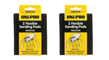 2 X Uni Pro Medium Sanding Pad - 2 Pack