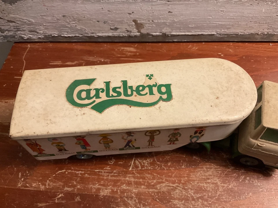 Vintage Tekno Volvo #458 Carlsberg Tractor Trailer - Denmark 7 1/4” Long - Image 2 of 4