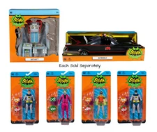 McFarlane Retro Batman 66 Classic TV Series CHOOSE Batmobile Batcave Robin Joker