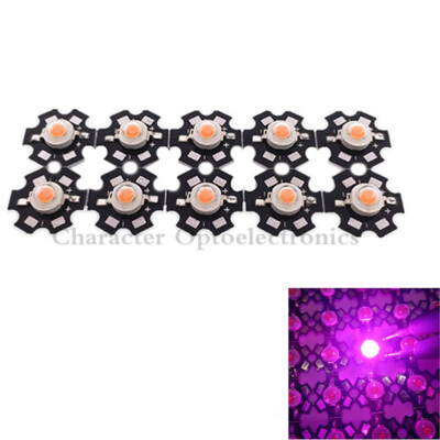 50pcs/lot 3w full spectrum led grow light chip , best  plant  with PCB