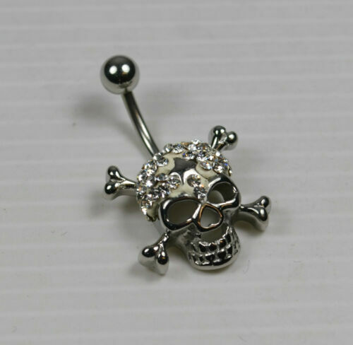 Piercing Nombril Playboy - Bijou Corps En Acier Argenté - Neuf Avec étiquettes - Réf. 2