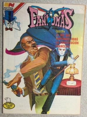 FANTOMAS (1982) Mexican digest sized color comic book in Spanish VG+