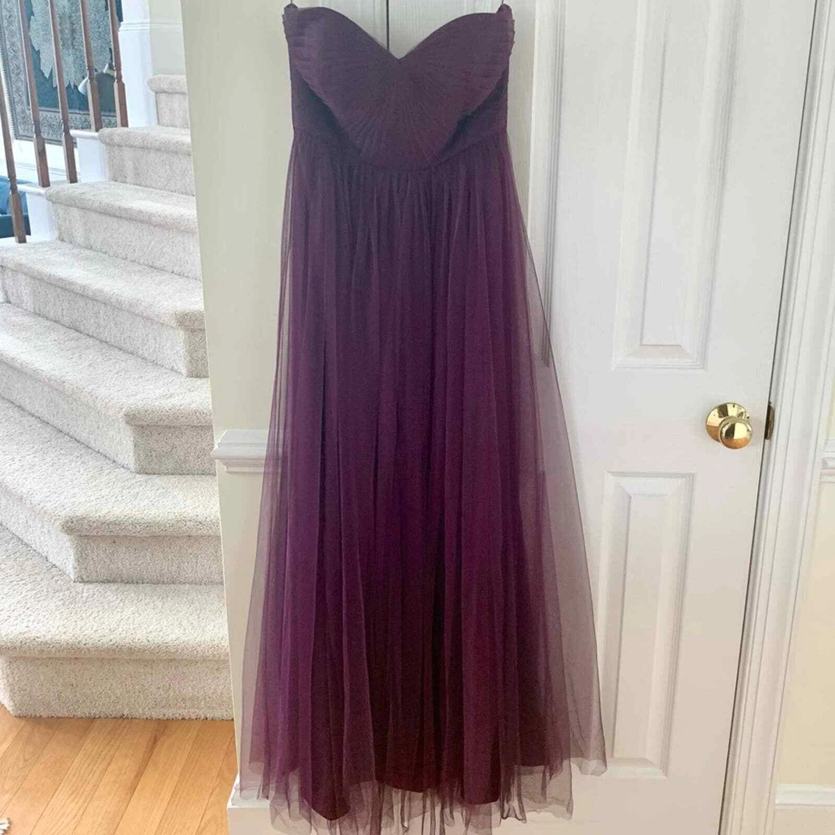 Anabelle mauve clearance tulle maxi skirt