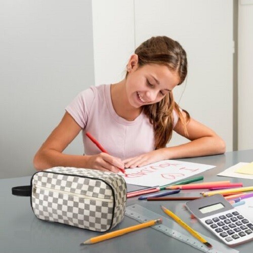 Pencil Case for Boys Girls Large Capacity with 2 Compartment for School Supplies - Picture 6 of 29