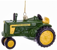 NEW John Deere Glass 720 Tractor Ornament by Kurt Adler LP68192