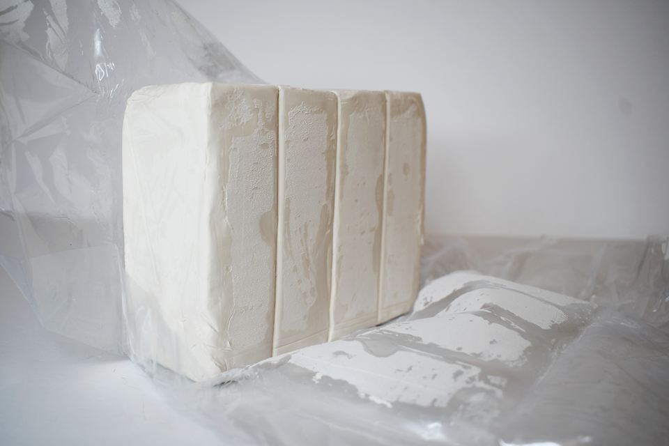 5 Pounds Sargent Art Plastilina/Plasticine Modeling Clay White Non