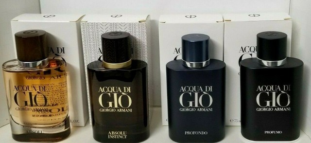 acqua di gio profumo absolu instinct