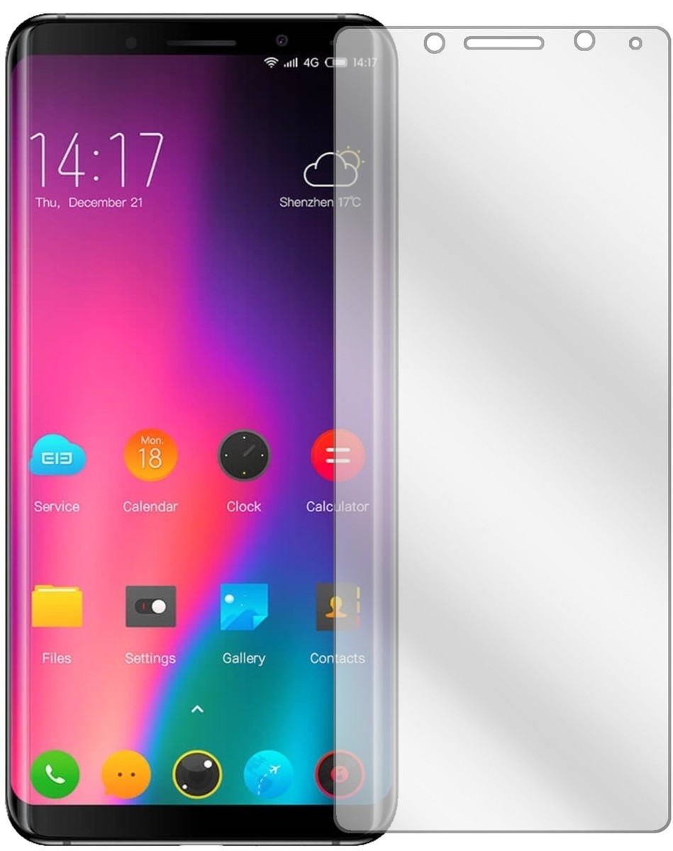 Dipos Pellicola Protettiva Per Elephone S8 (2 Pezzi), Crystalclear, Taglio Laser, Made In Germany - 3