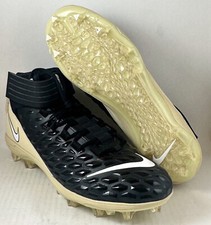 Nike Force Savage Pro 2 Football Cleats Black Gold BV3969-013 Men  s Size 14